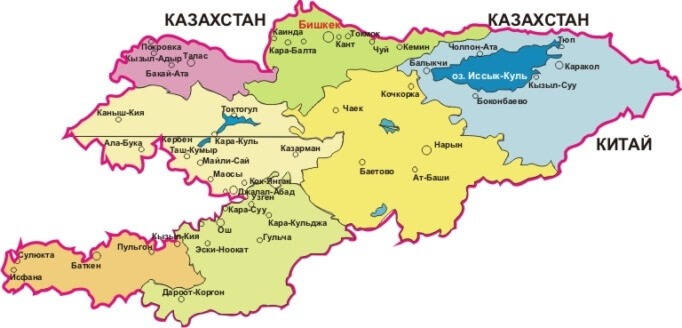 map kirgizia 1